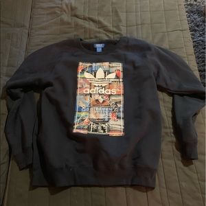 Large adidas crew neck
